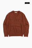 Sober wool v-neck knit