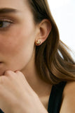 Noir Cross Earrings