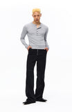 CUT OFF SNAP LONG SLEEVE