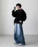 Col Brush Wide Denim