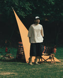 【ANGLAN x HEKA】Raw Edge Sweat Half Pants