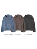 Ever Pigment Short Zip Hoodie
