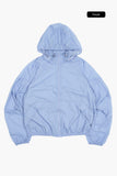 Drop see-through windbreaker jumper