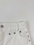 Virginia Low-Rise White Shorts