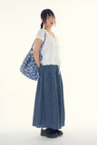 Layer frill puff blouse
