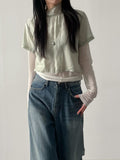 541 Rivet Balloon Wide Denim Pants