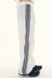 Frill lace track pants
