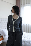 Harris Twill Knit Cardigan