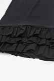 Leaf frill layered top