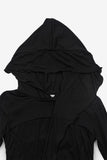 Alicorn draped hooded tee