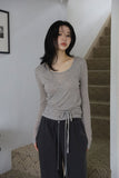 Mute Layered Wrap Tee