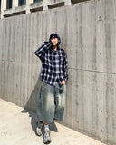 Tartan Check Hood Over Shirt
