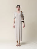 [Premium] Connie Linen V-neck One Piece