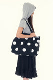 Dot cotton tote bag