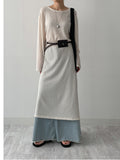 Note Two Way See-Through Knit One Piece