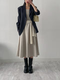 Unbalanced One Button Loose Fit Single Jacket