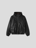 Ball Leather Hooded Jumper