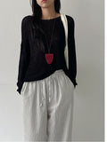 Toto Boat Neck Loose Fit Knit