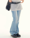 Object slab bootcut denim