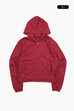 Ready crop zip-up hoodie