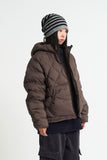 Hound quilting duck down hood padding jumper