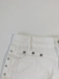 Virginia Low-Rise White Shorts