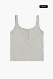 Tanoa button sleeveless top
