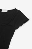 Fable slim ribbed tee