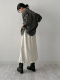Sweri Banding Frill Long Skirt
