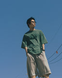 [AG] Open Dart Patch Sweat Half Pants