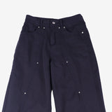 Bolt pin tuck wide pants