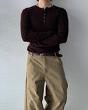 Slim Henley Knit