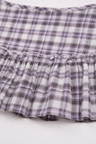 Chica frill check wrap skirt