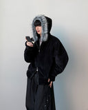 Bless Fur Hood Zip-up