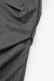 Ravine dart pinstripe pants