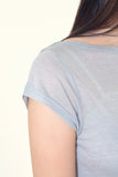 Tencel shoulder tee