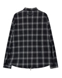 RIVET OVER CHECK SHIRT JACKET