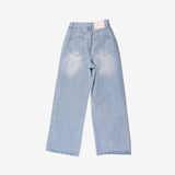 Seron Pintuck Denim Pants