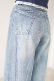 Modi cut wide denim pants
