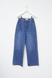 (W) Note Stud Denim