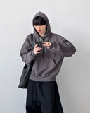 Dome High Neck Crop Hoodie