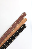 Bronze Suede Belt