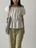 Ethnic Seersucker Wide Pants
