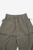 Forest skirt layered pants