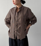 Tie Check Loose Fit Shirt