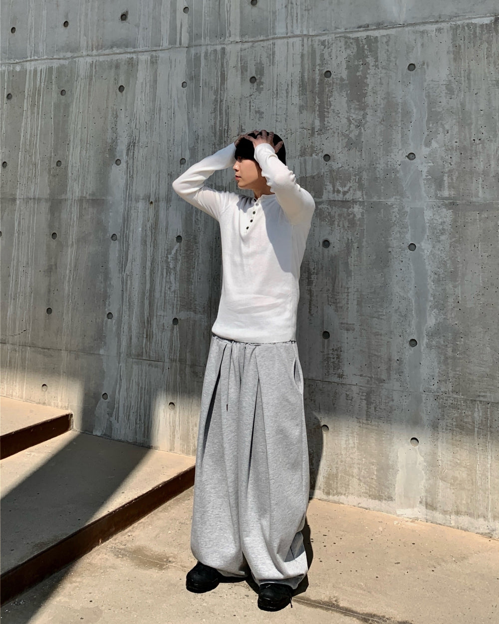 【KOOLOSET】Static Tuck Balloon Sweat Pants KOOLOSET (クロゼット) - スタティックタックバルーンスウェット
