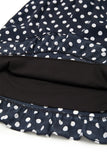 Bubble dot frill skirt