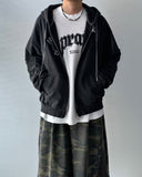 Vintage Damage Hooded Zip-Up