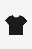 Seton cut-out crop tee