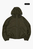 Drop see-through windbreaker jumper